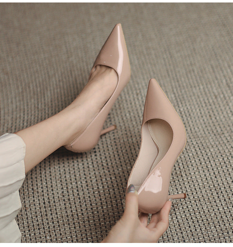 Womens Pointed Toe Slip Basic Shoes