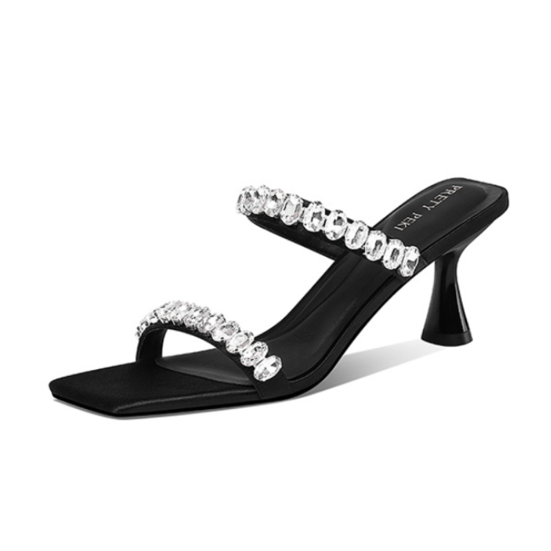 Women's Fashion Rhinestone High Heel Sandals