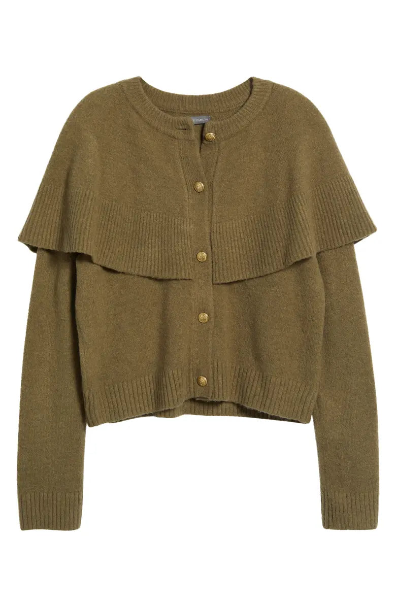 Cape Detail Cardigan