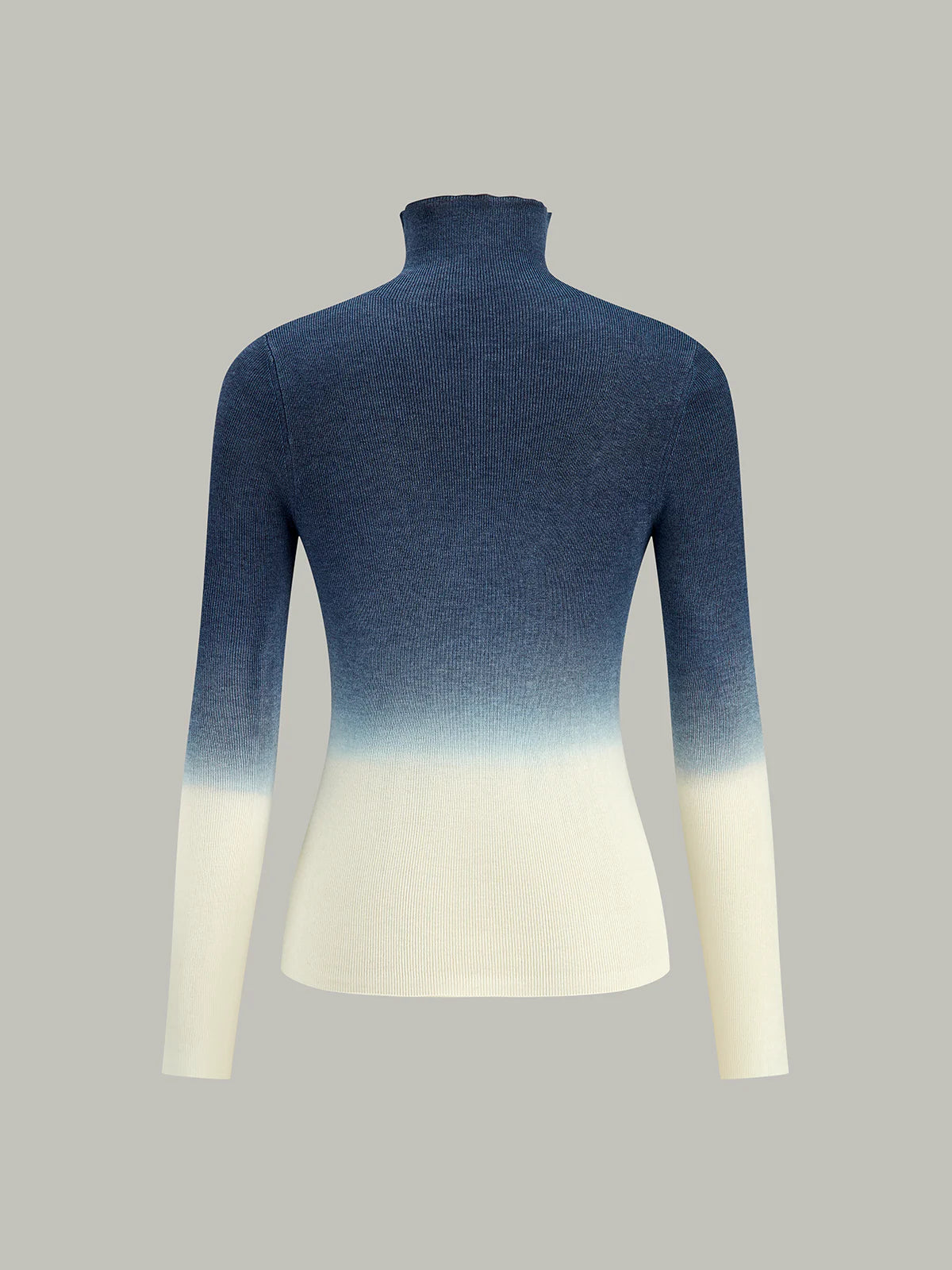 Wool-Blend Slim Knit Top
