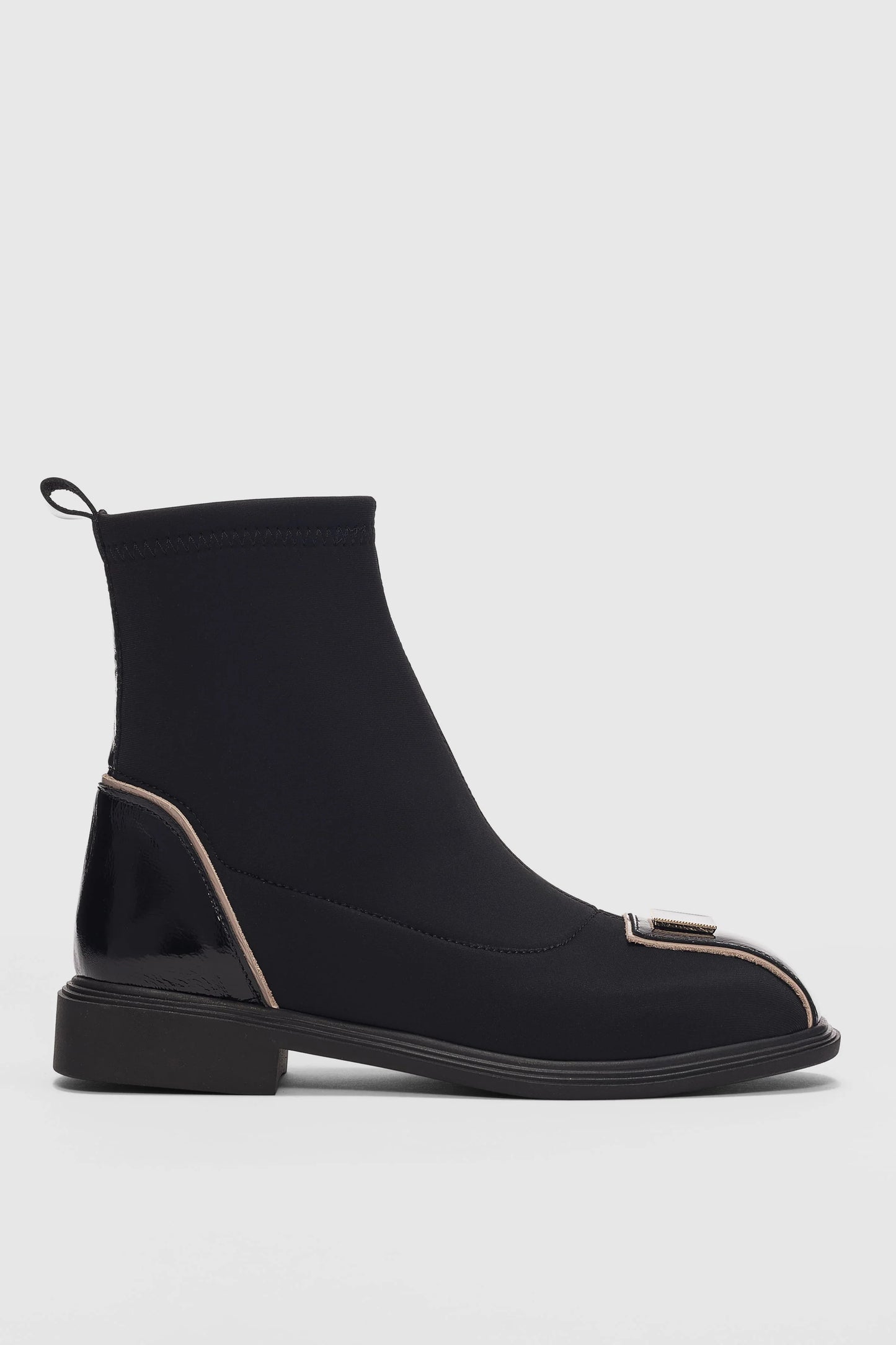 Women's Square Decoration Stretch Boots