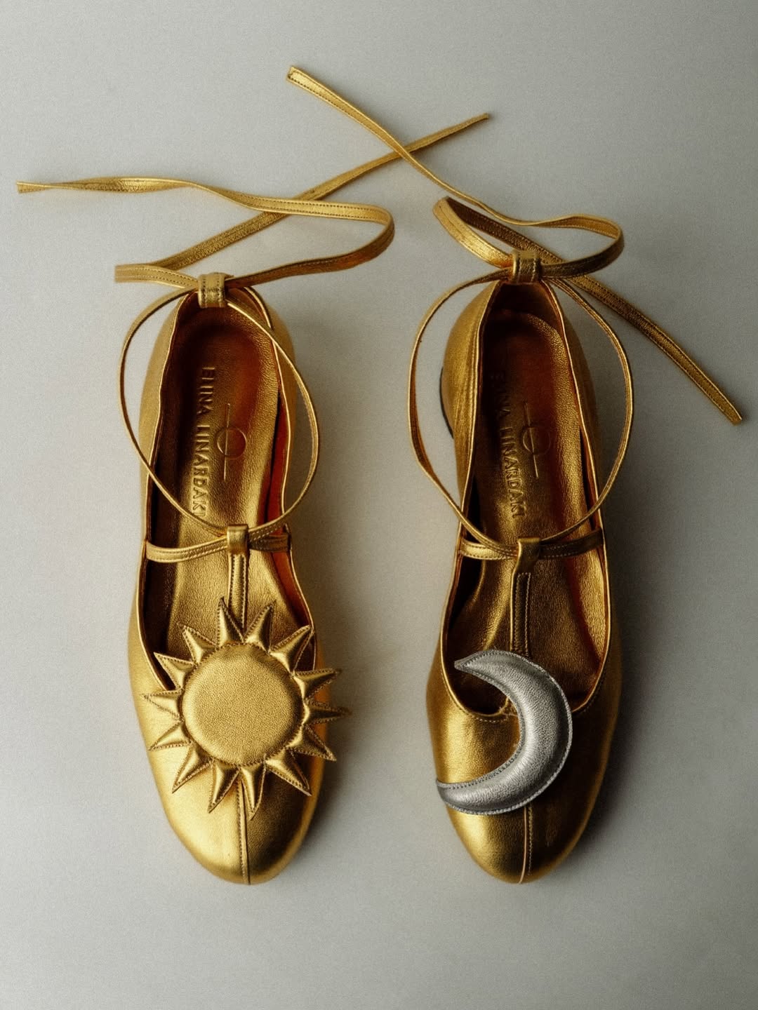 Celestial Sun & Moon Metallic Flats