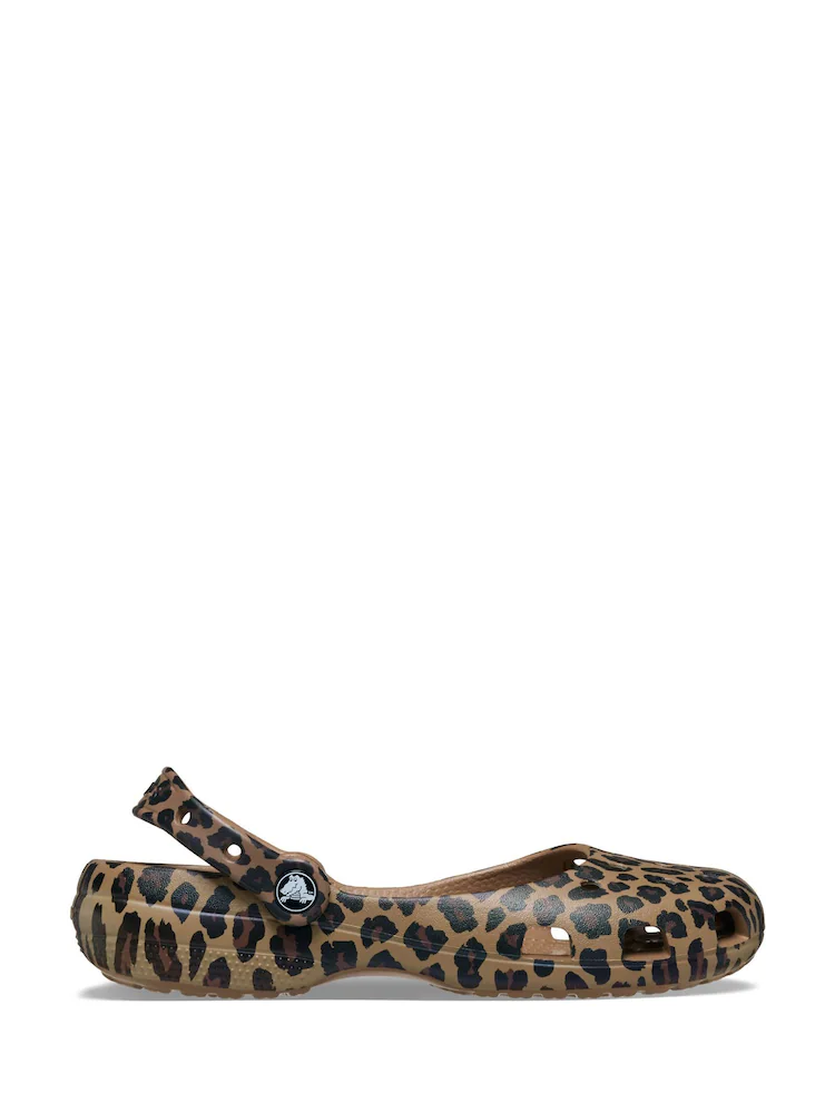 Brown Classic Animal Ballet Sandals