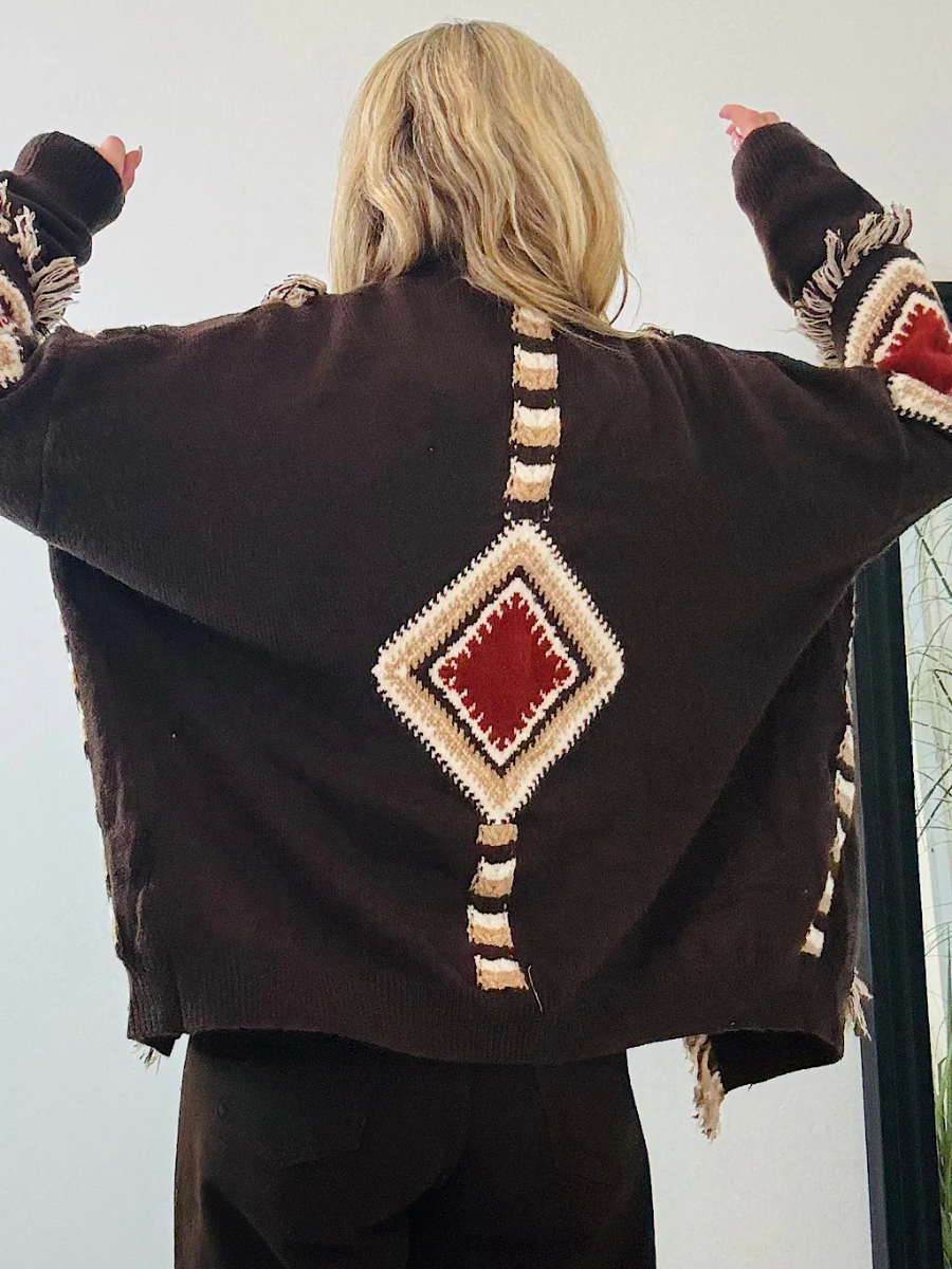 Cool Hippy Chick Cardigan