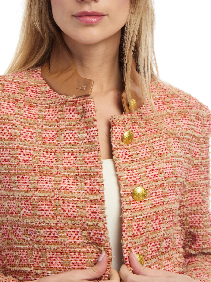 Gold Buttons Boucle Jacket