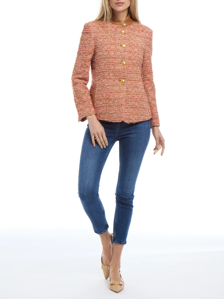 Gold Buttons Boucle Jacket