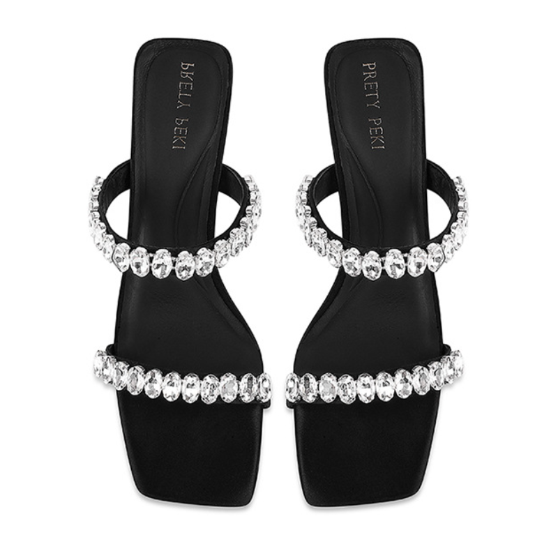 Women's Fashion Rhinestone High Heel Sandals