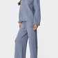 Ribbed Knit Pants Set