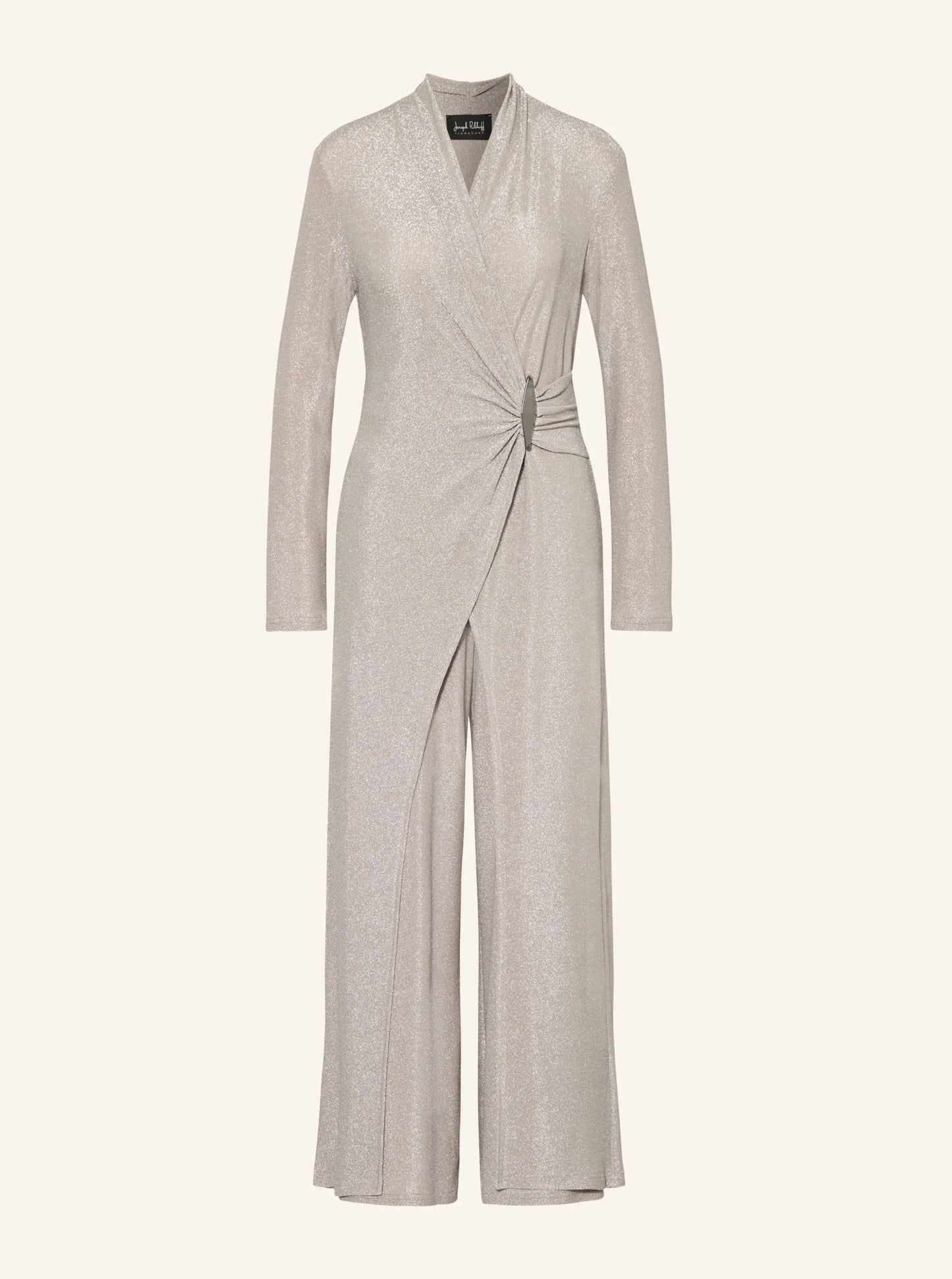 Glitter Thread Long Sleeves Jumpsuit