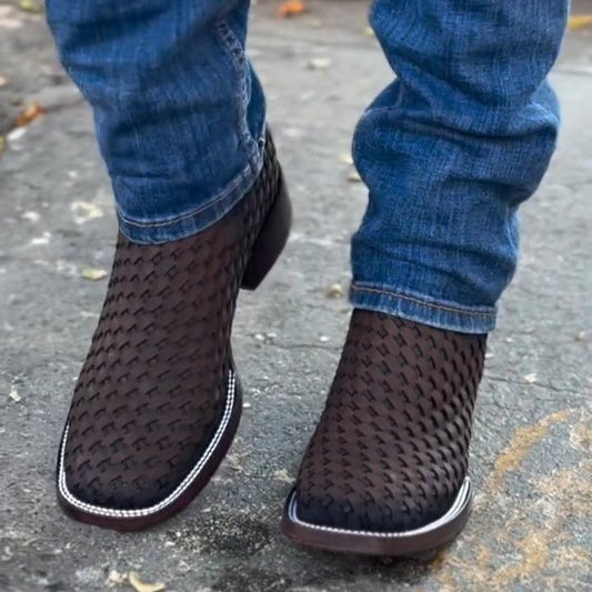 Men's Leather Square Chelsea Boots(Buy 2 Free Shipping🔥)