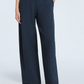 V Neck Cardigan Sweater and Knit Barrel Pants