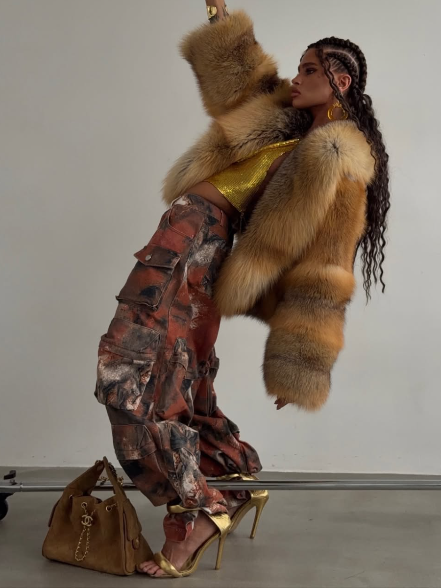 Luxurious  Faux Fur Jacket