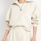 Bounce Fleece Half-Zip Pullover Sweatshirt Set