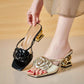 Women's Fashion Flower High Heel Sandals