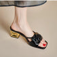 Women's Fashion Flower High Heel Sandals