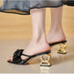 Women's Fashion Flower High Heel Sandals