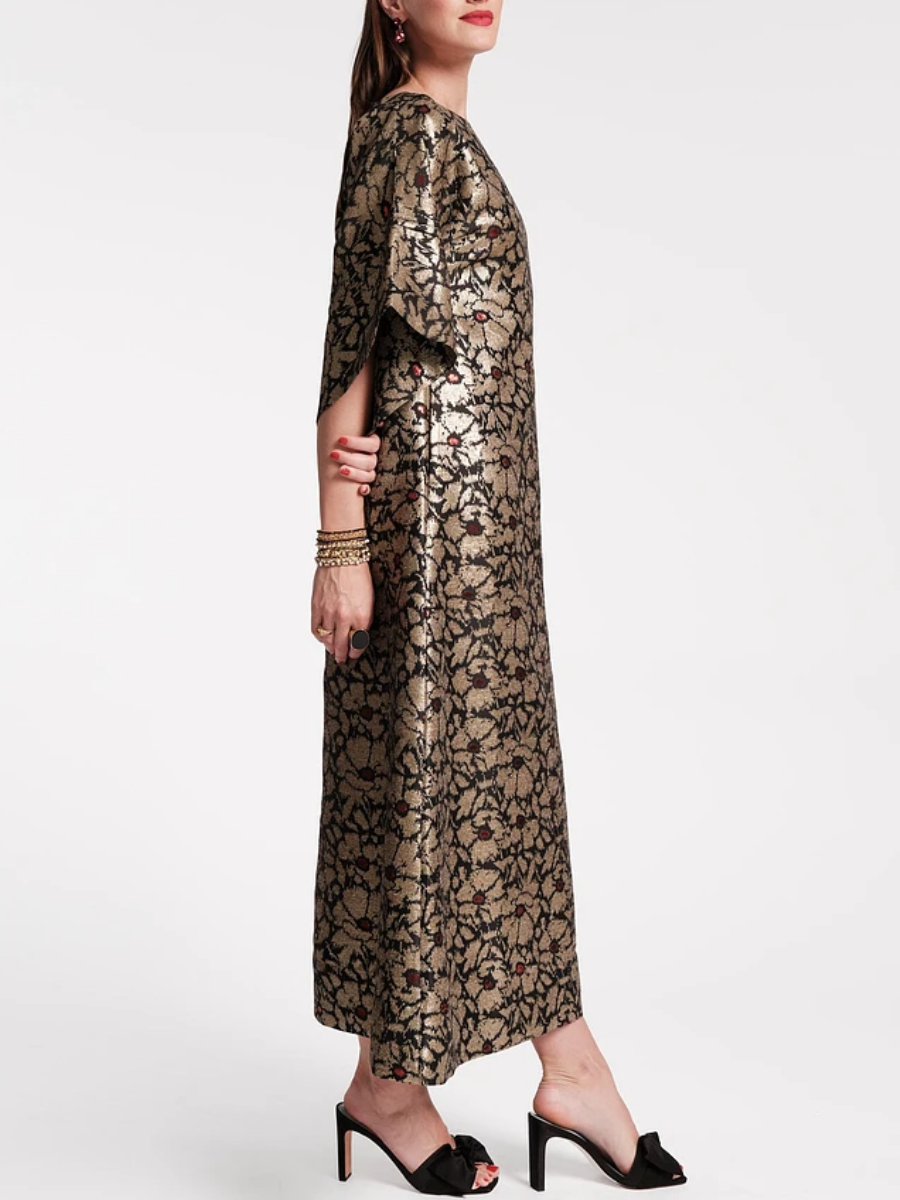 Spinnaker Jacquard Maxi Dress