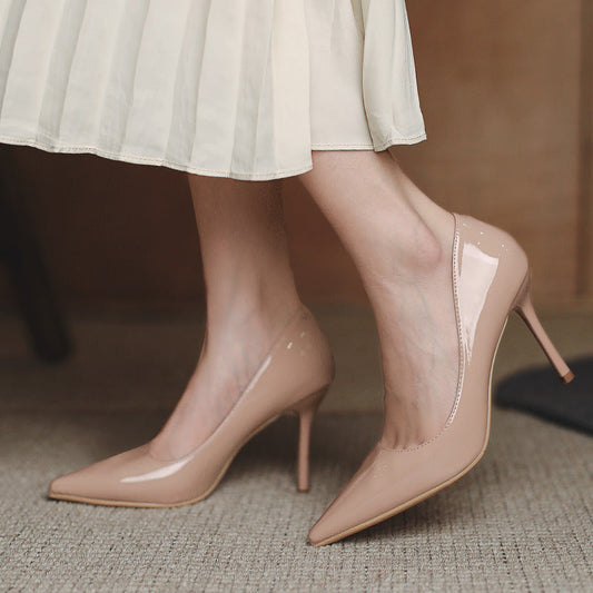Womens Pointed Toe Slip Basic Shoes