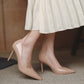 Womens Pointed Toe Slip Basic Shoes