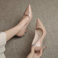 Womens Pointed Toe Slip Basic Shoes