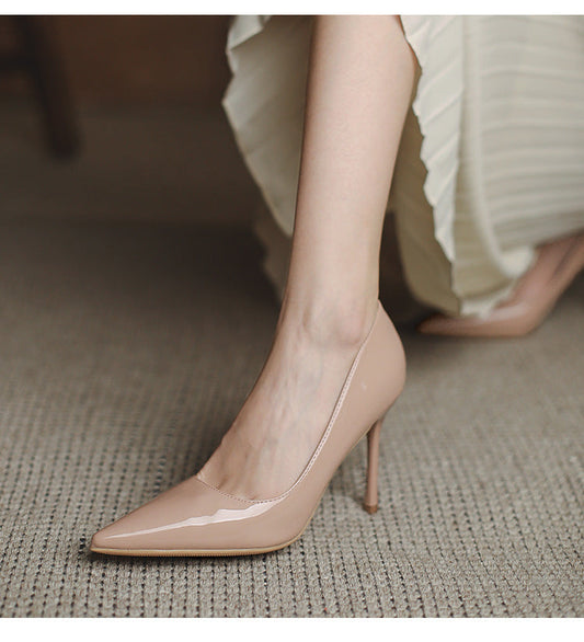 Womens Pointed Toe Slip Basic Shoes