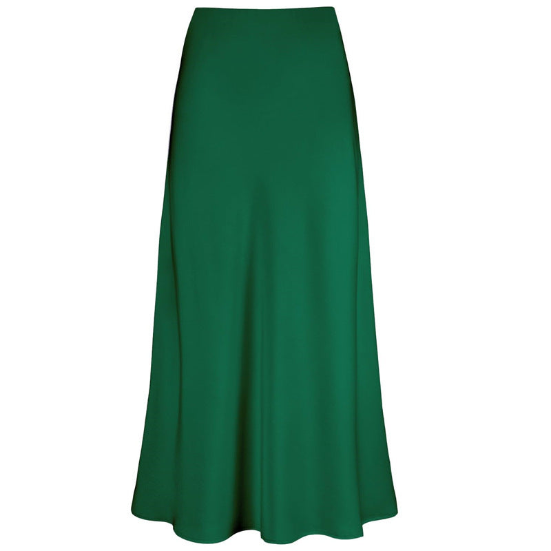 Elegant Silky Fishtail Skirt