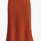 Elegant Silky Fishtail Skirt