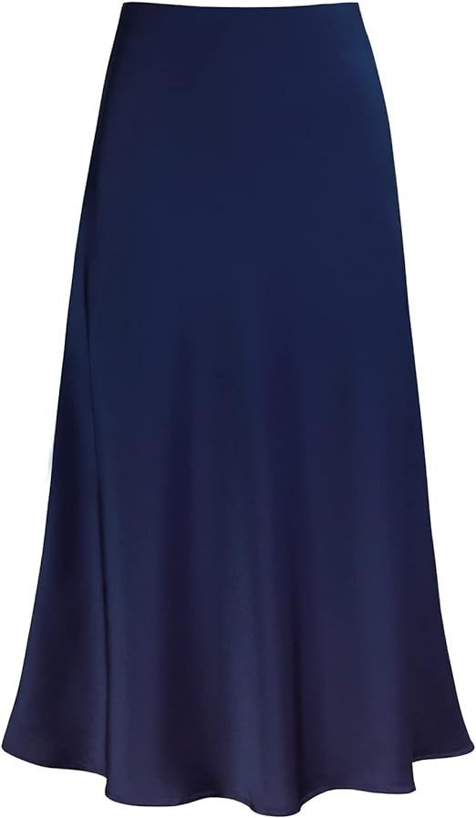Elegant Silky Fishtail Skirt