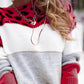 Leopard-Print Color-Blocked Sweater