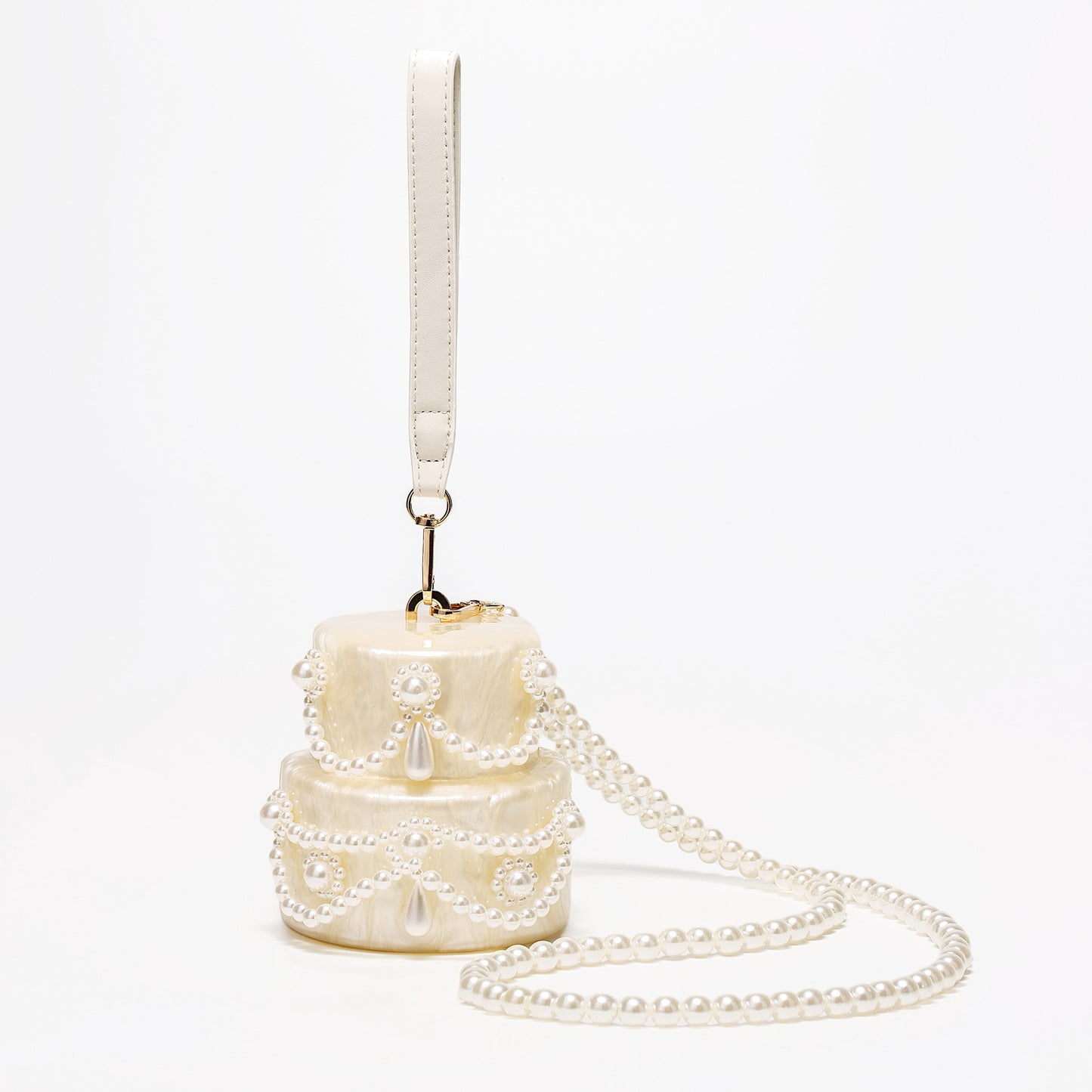 New Women's Pearl Chain Bag