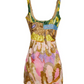 Hand-embroidered Bee Motif Mini Dress