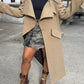 Woolen Irregular Asymmetric Coat