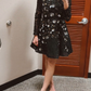 Lace Floral Embroidered Mini Dress