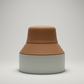 Tea brown structured bucket hat