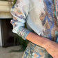 Embroidered Printed Two-piece Set