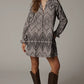 Keira Long Sleeve Shirt Dress