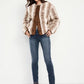 Button-Front Sherpa Jacket