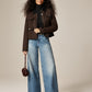Wool Blend Knit Jacket