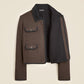 Wool Blend Knit Jacket