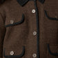 Wool Blend Knit Jacket