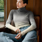 Wool-Blend Slim Knit Top