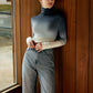 Wool-Blend Slim Knit Top