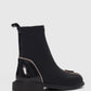Women's Square Decoration Stretch Boots