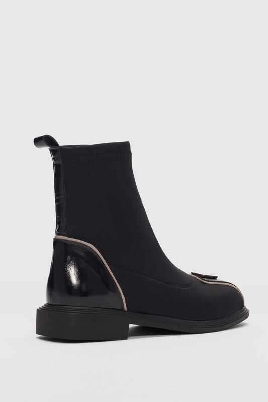 Women's Square Decoration Stretch Boots