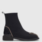 Women's Square Decoration Stretch Boots