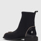 Women's Square Decoration Stretch Boots