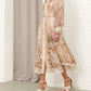 The Silk Buttoned Midi Dress