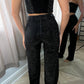 Black Diamond Wide Leg Jeans