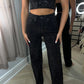 Black Diamond Wide Leg Jeans