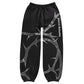 Rhinestone Zipper Hoodie and Pants Set